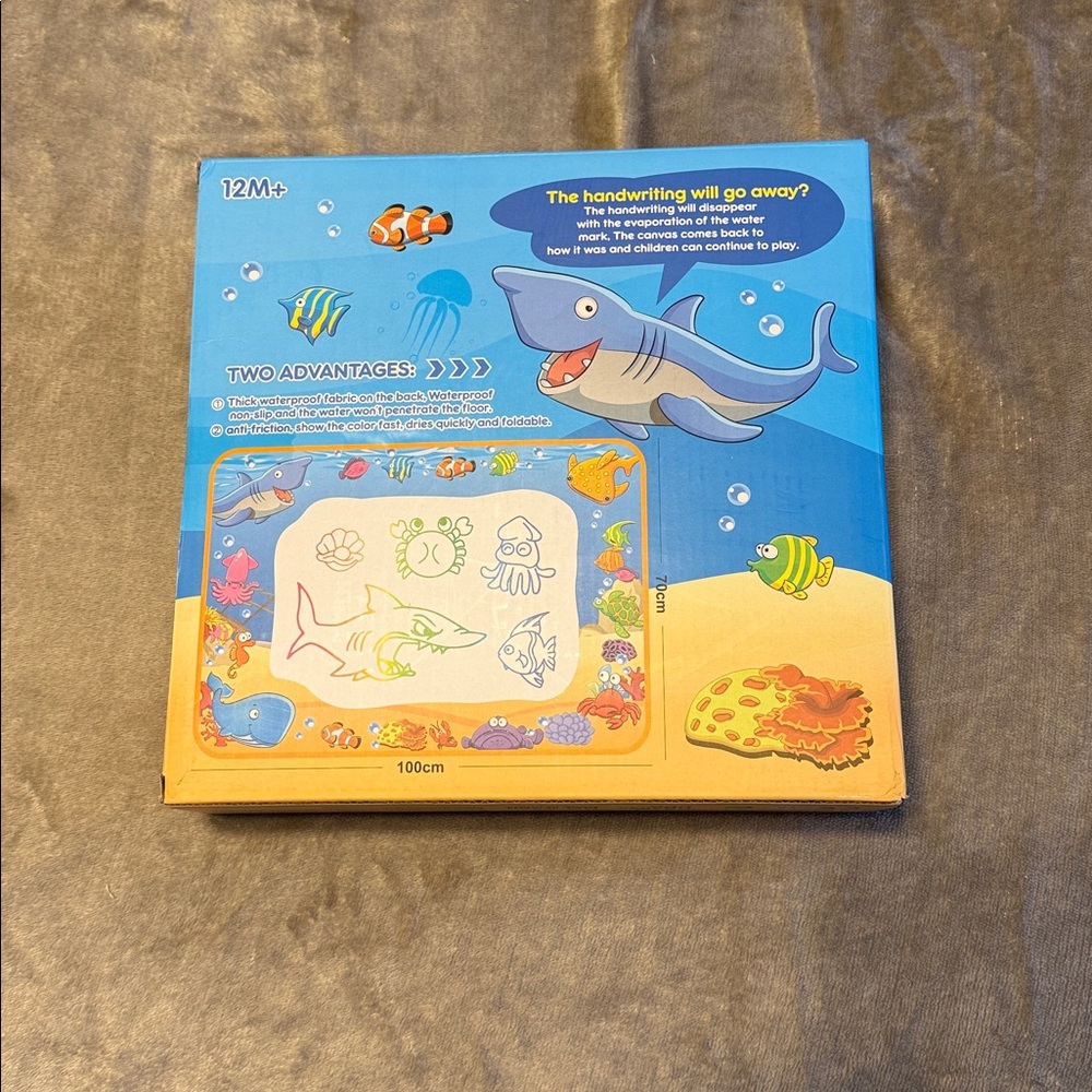Ocean Theme Drawing water Mat for Kids